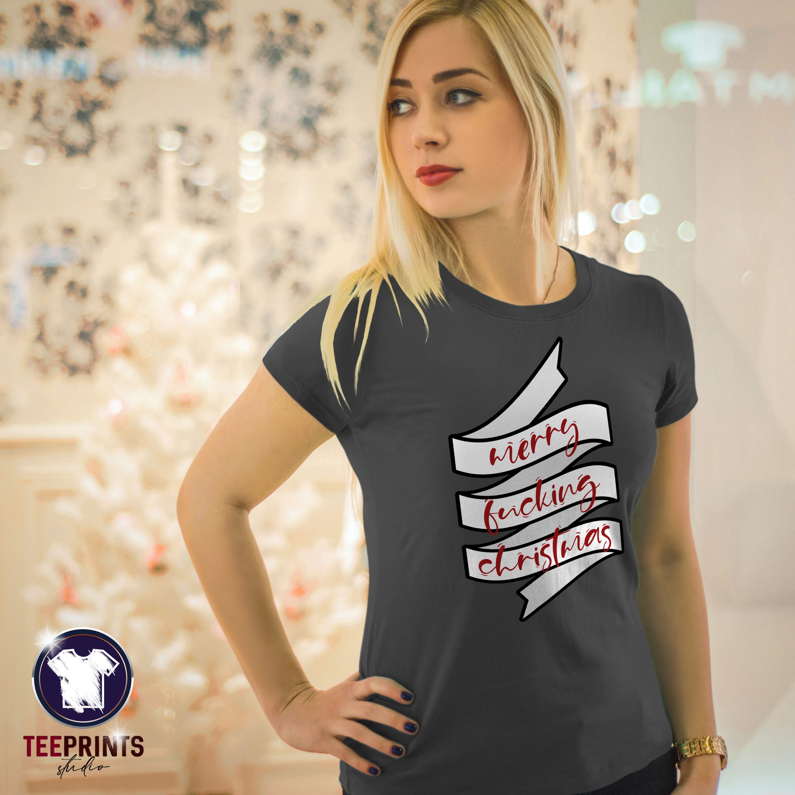 Merry Fucking Christmas | Adult Humour Tshirt