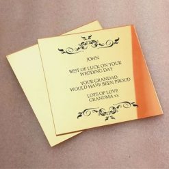 Gold Plated Personal Message