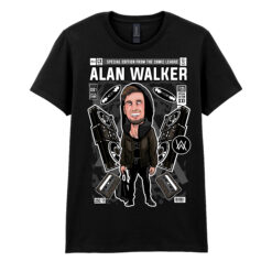 Alternative view of ALAN WALKER EDM Pop Culture Ladies Tshirt