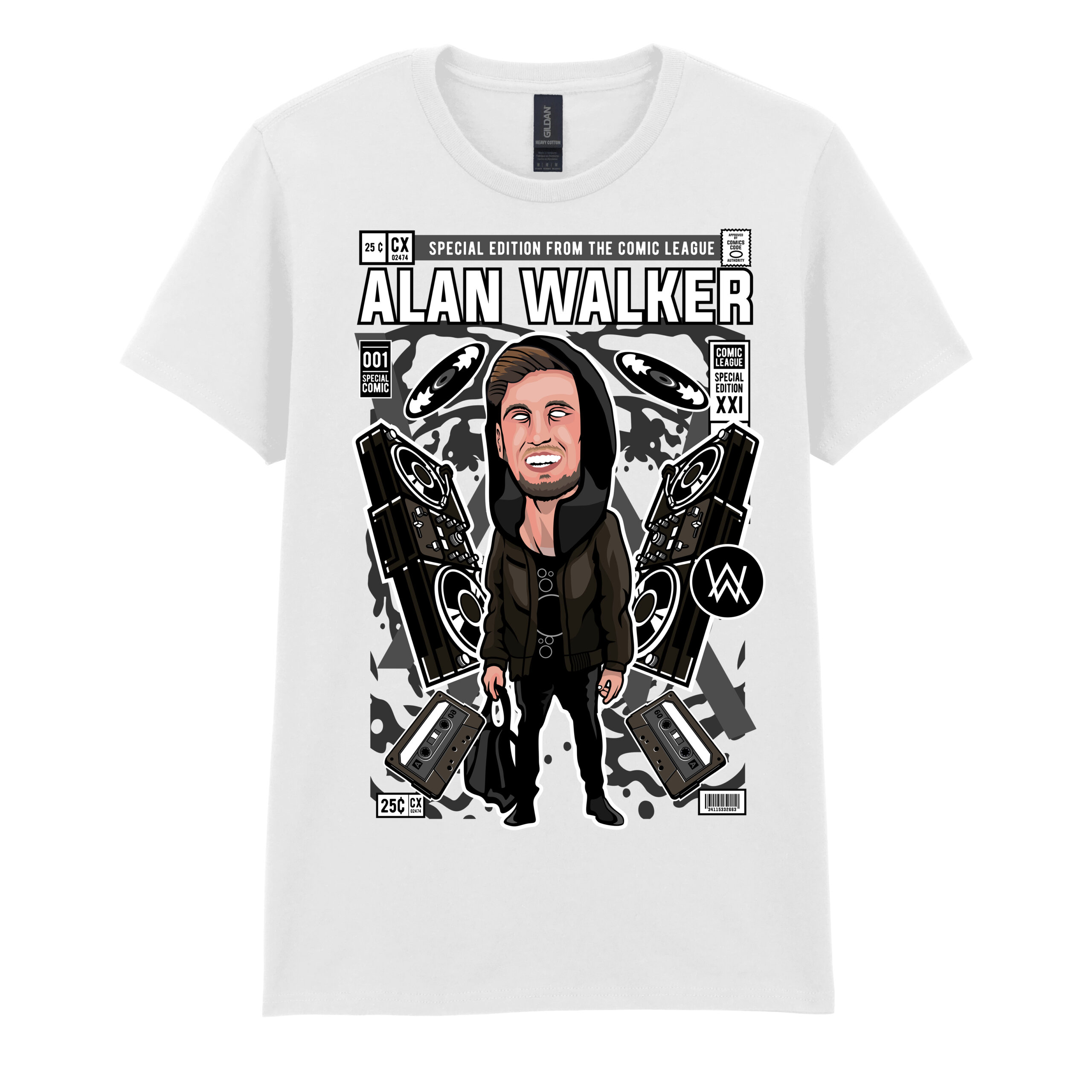ALAN WALKER EDM Pop Culture Ladies Tshirt