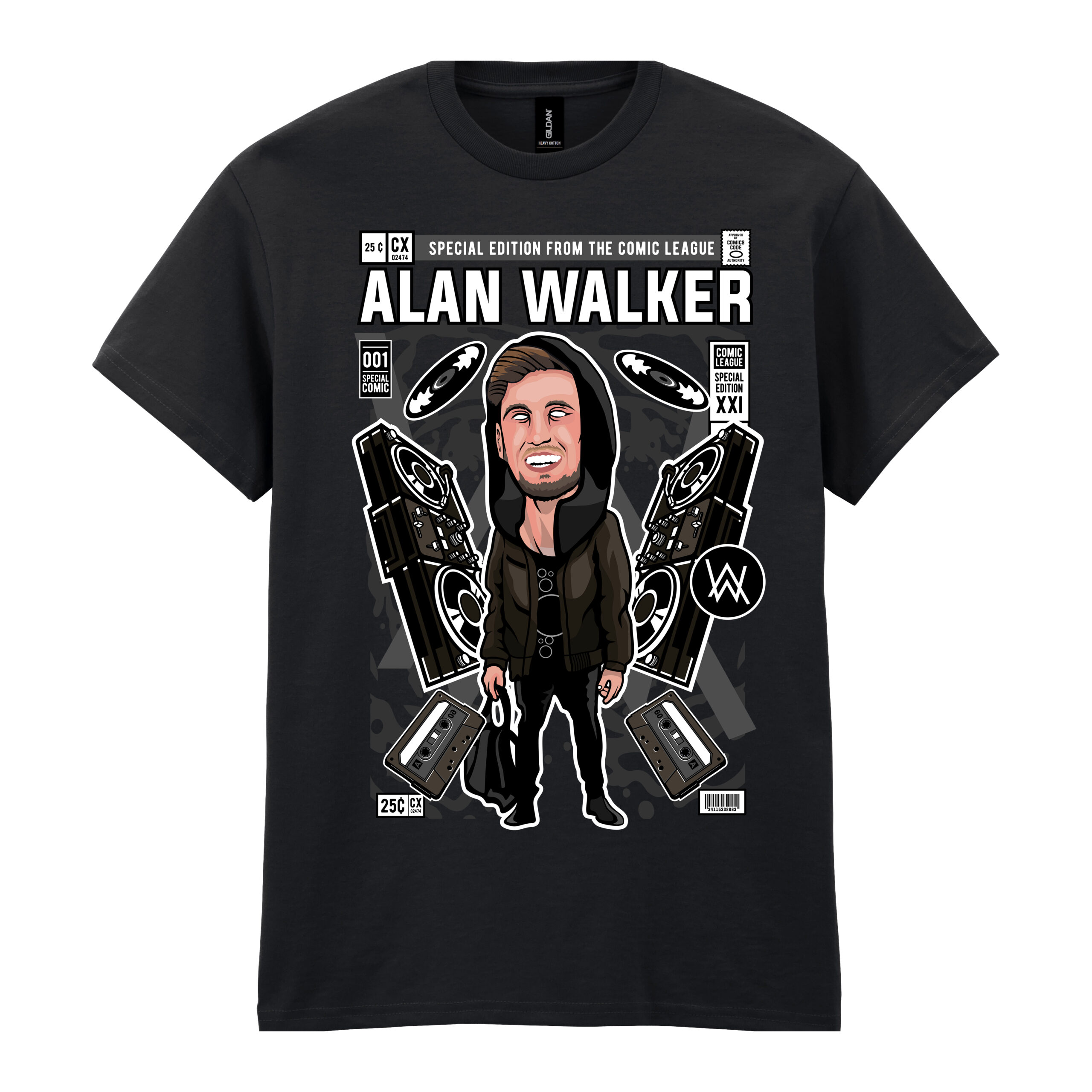 ALAN WALKER EDM Pop Culture Men's Tshirt