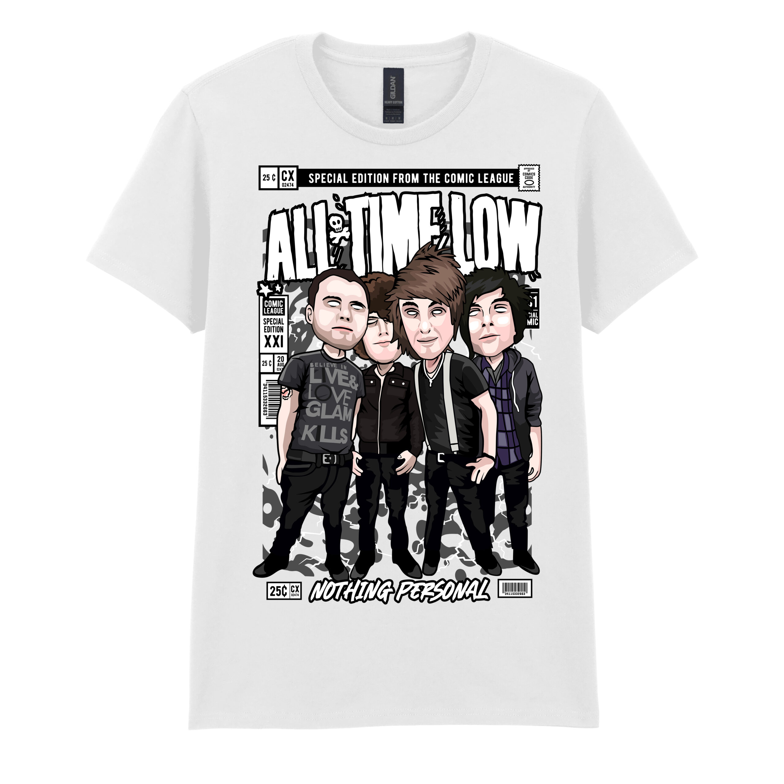 ALL TIME LOW Pop Culture Ladies Tshirt