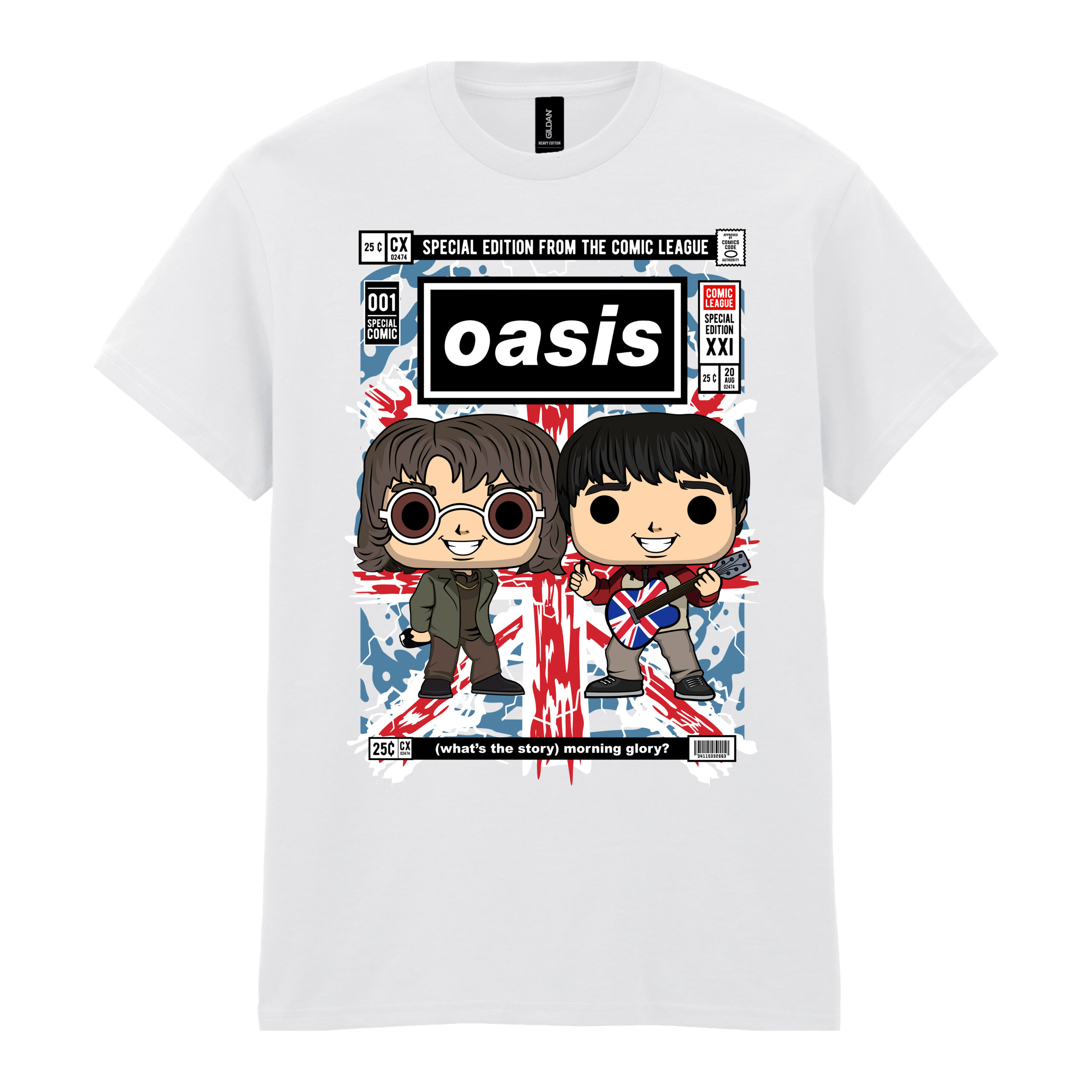 OASIS Cartoon Pop Culture Men's Tshirt - Image 2